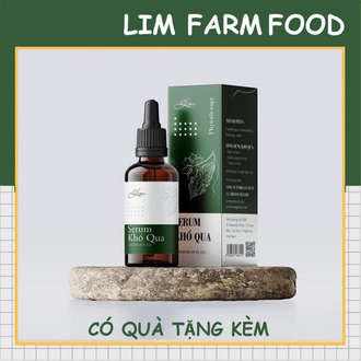Combo 2 sản phẩm khổ qua Lim Farm dành cho da mụn ( serum 5ml,soap rửa mặt)