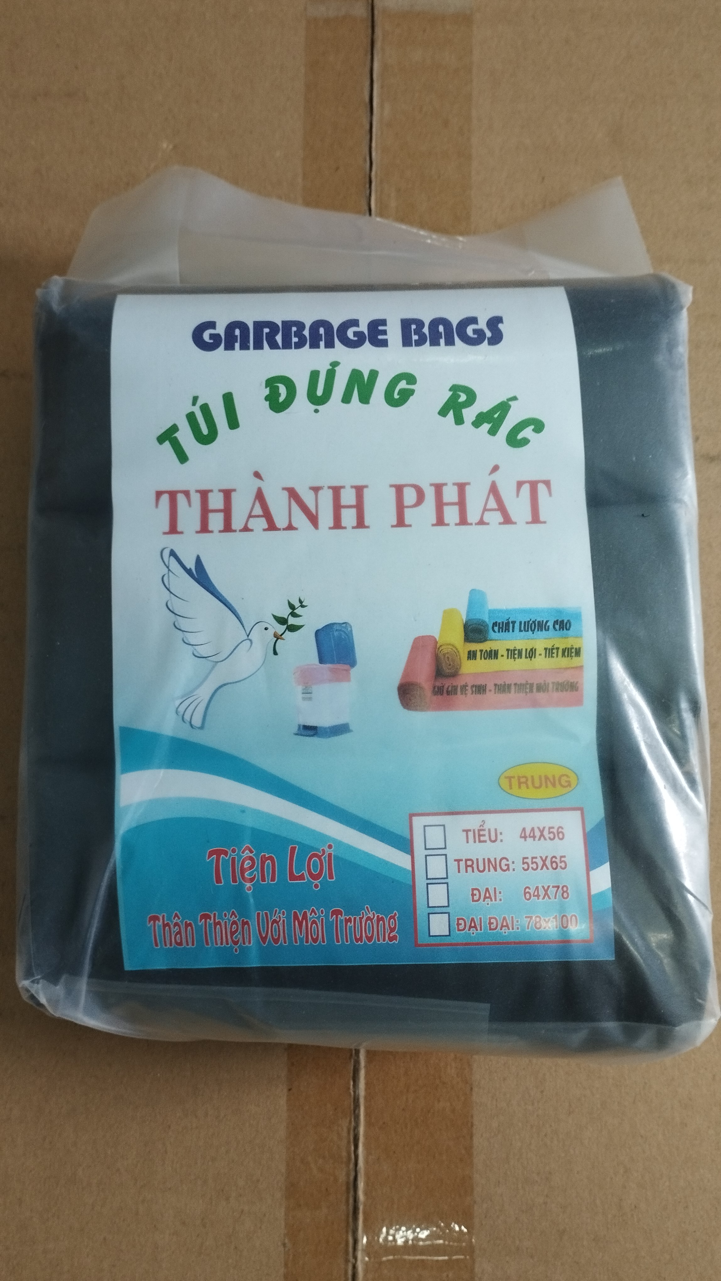 3 cuộn (1kg) túi đựng rác