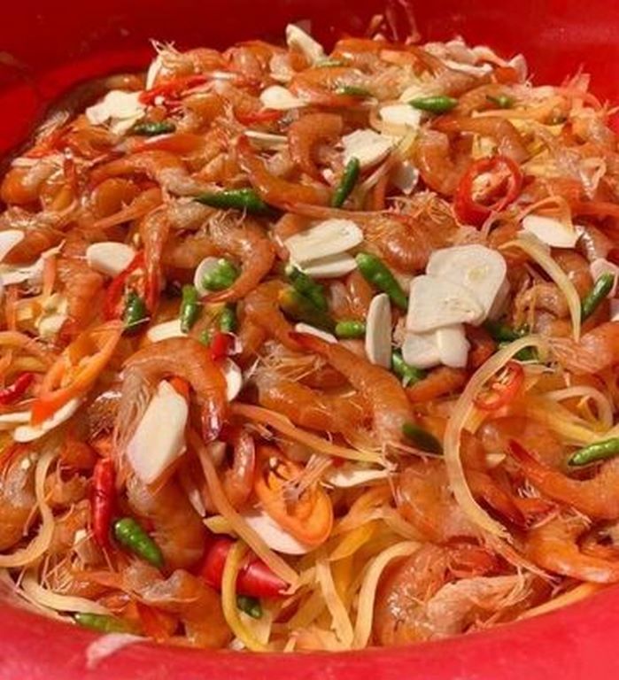 Mắm Tép Trộn Đu Đủ Bến Tre - Cưc Ngon 1 Kg