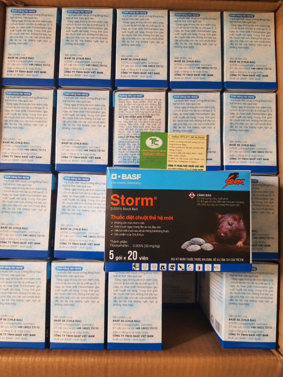 Thuốc diệt chuột Storm thế hệ mới Basf Đức