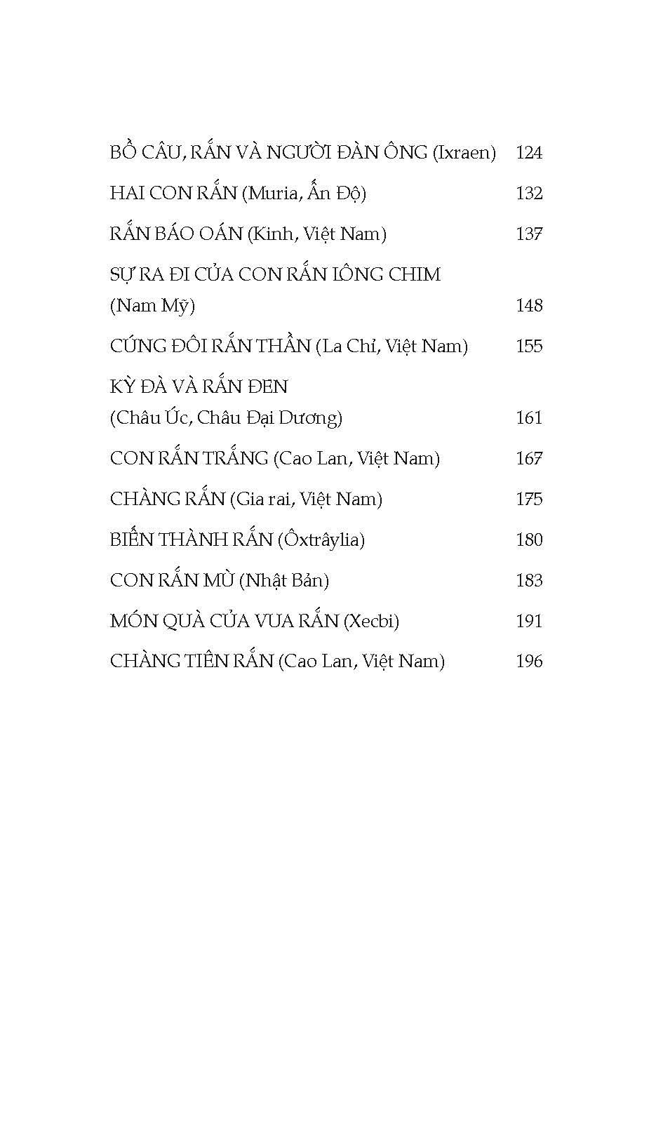 Những Câu Chuyện Về Rắn