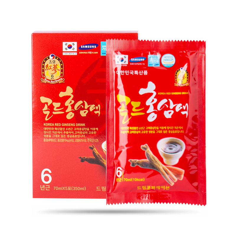 [HCM]Nước Uống Hồng Sâm 6 Năm Dream (70 ml x 30 gói)