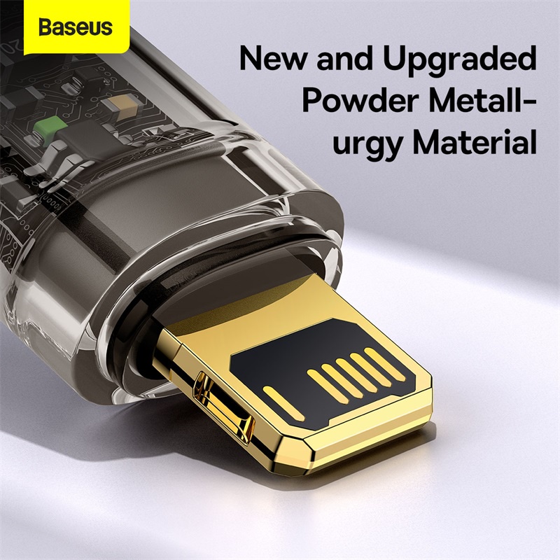 Dây cáp sạc nhanh tự ngắt iphone 20w lightning tự ngắt chính hãng baseus