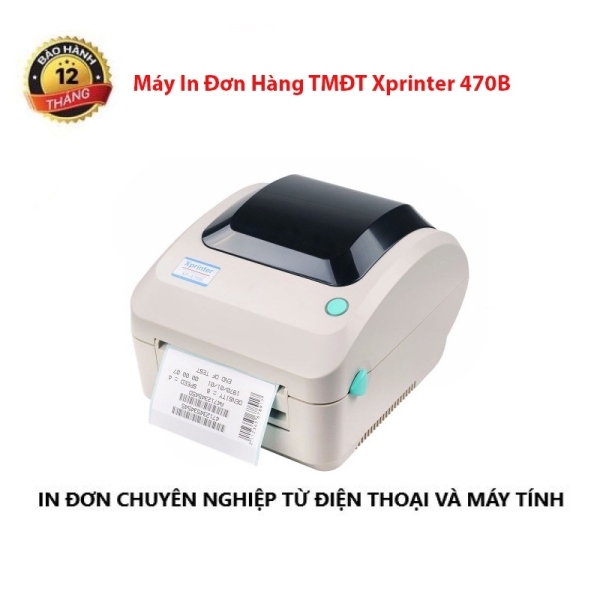 ○℡ Máy In Đơn Hàng TMĐT Xprinter 470B 490B 460B 420B (USB) dùng giấy decal A6