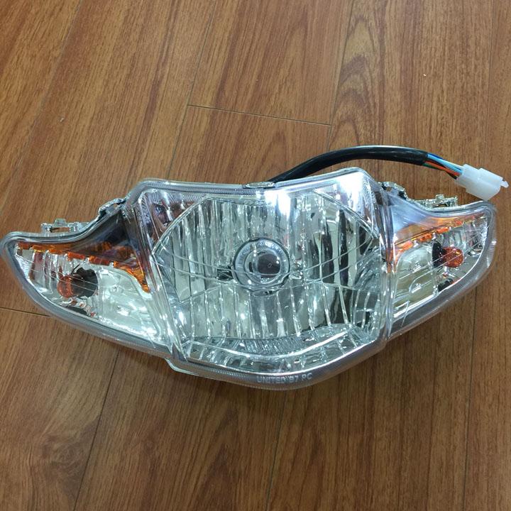 Đầu đèn pha xe WAVE S110 , RSX bóng tròn siêu sáng - OX422, linh phụ kiện xe máy giá rẻ