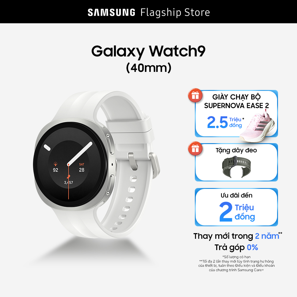 [Tặng Kèm Watch Strap] Đồng hồ thông minh Samsung Galaxy Watch9 , Galaxy AI, LTE