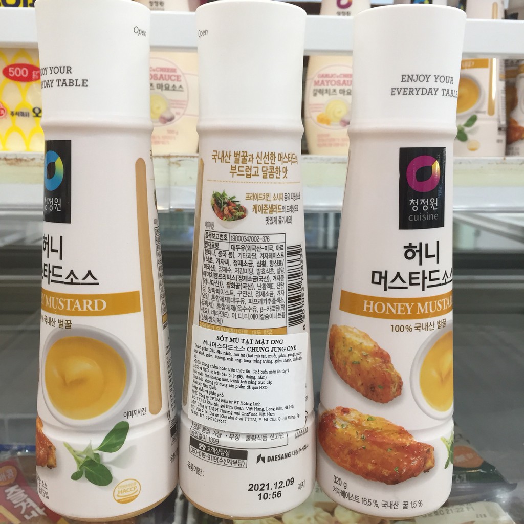 Sốt mù tạt mật ong hàn quốc daesang 320G