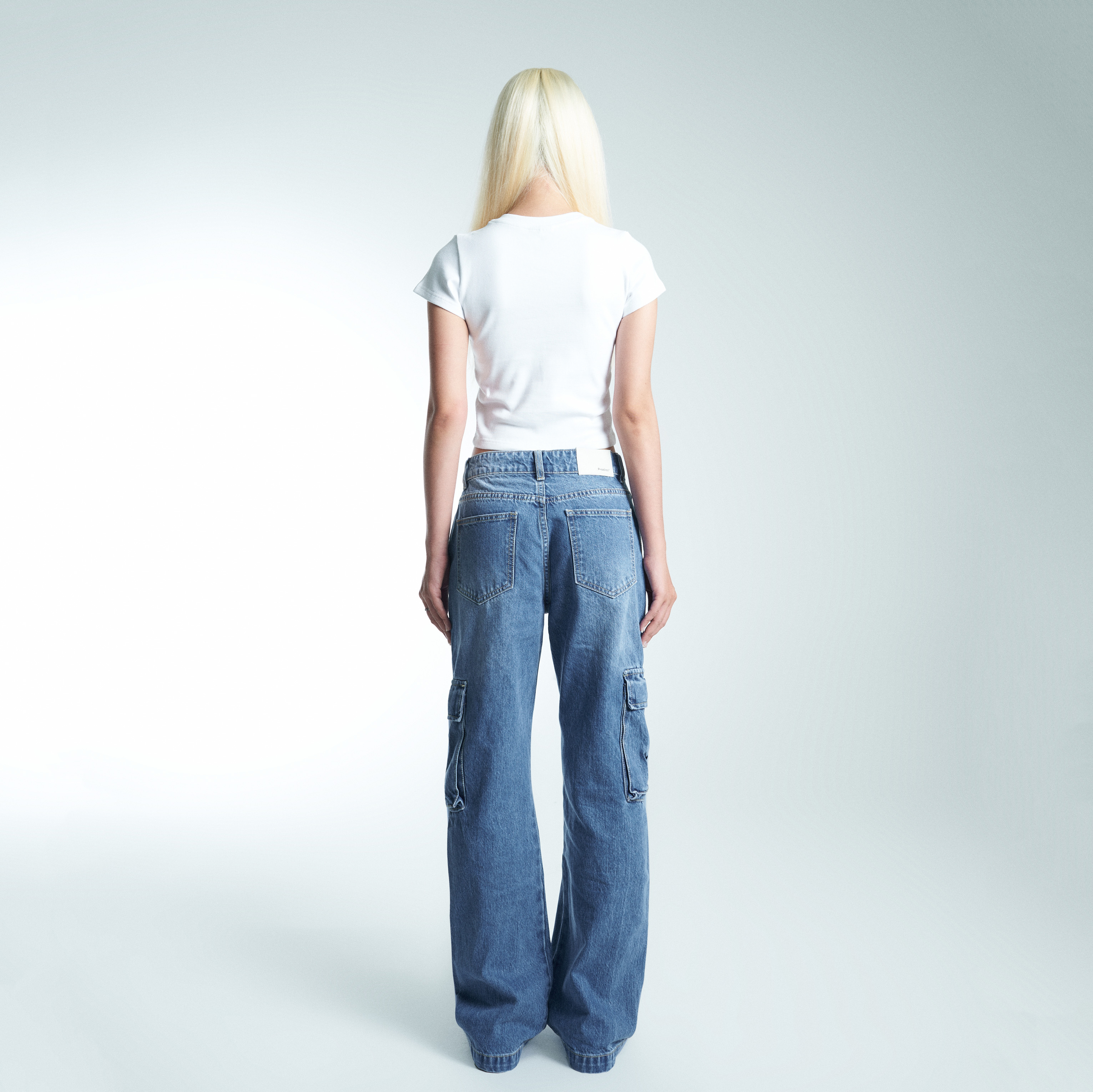 Quần Jeans Nữ Túi Hộp PRADIES Denim Cargo