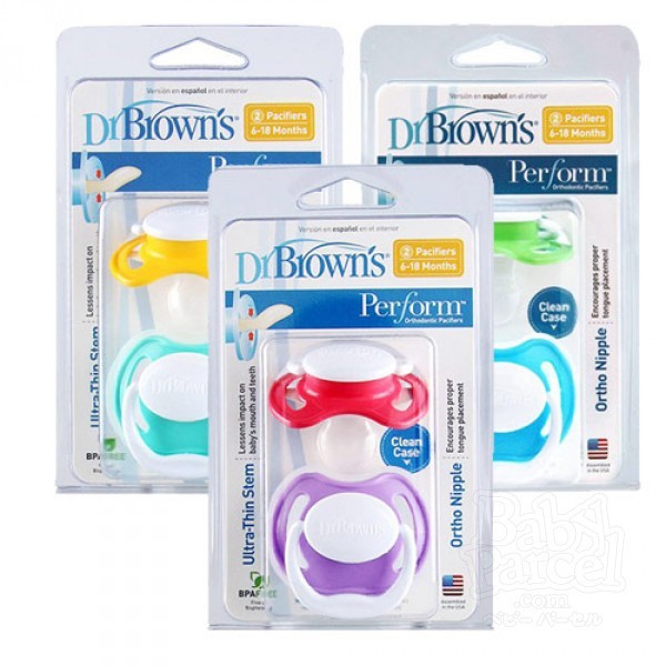 Bộ 2 ty ngậm Dr.Brown's dành cho bé 6 đến 18 tháng