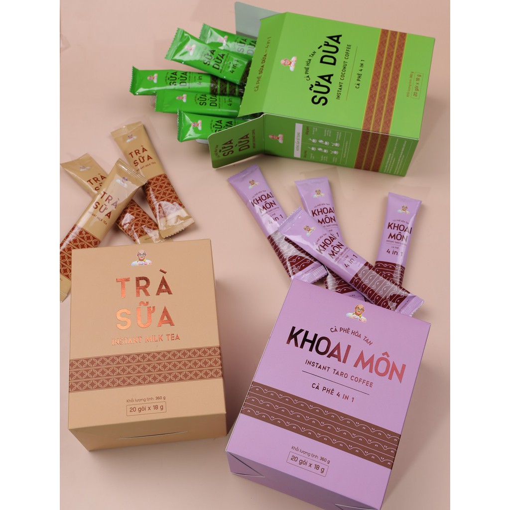 [DATE 18/07/24]Cà Phê Khoai Môn Color Man (set 20 gói)