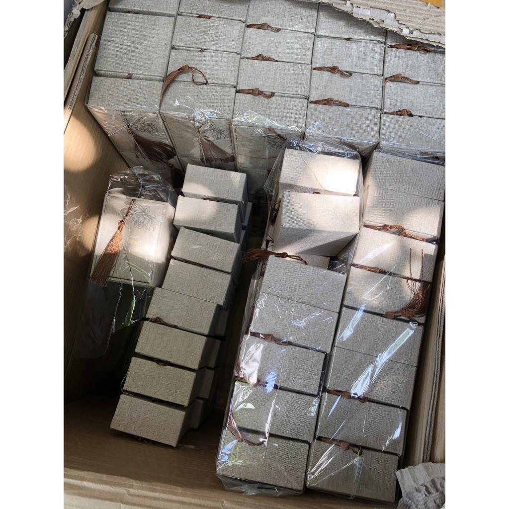 [FreeshipMAX] hộp gấm hoa sen