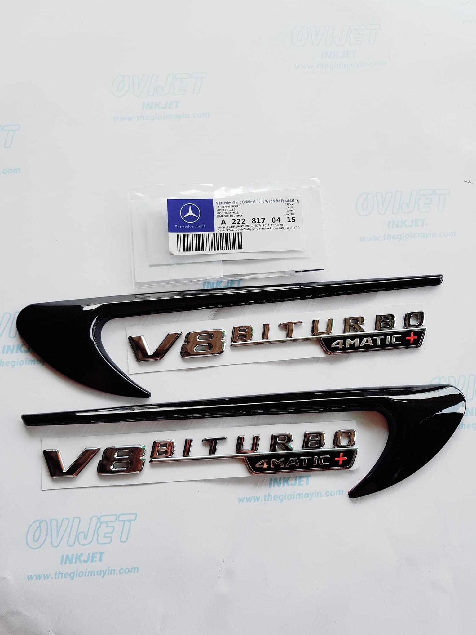 CẶP MÓC  MER E63 ( 1 ĐÔI- 2 BÊN ĐỐI XỨNG) CEDES- AMG- TURBO AMG- V8 BITURBO