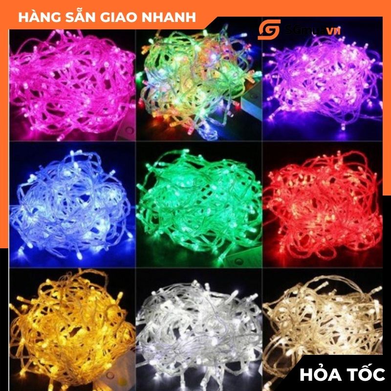 Dây đèn LED chớp nháy 5m nhiều màu