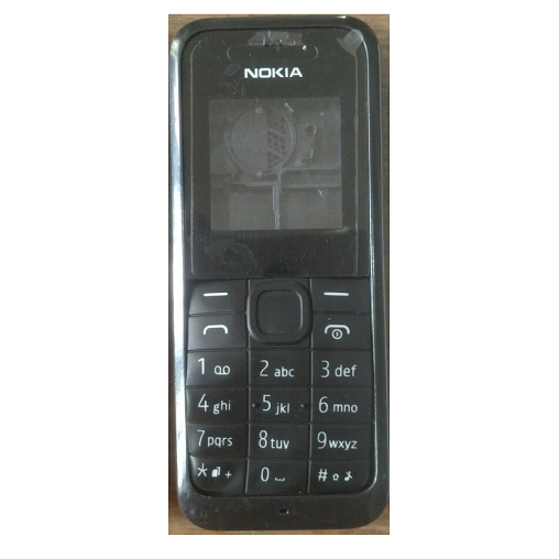 Vỏ Nokia 105 2015 2 sim đuôi sạc dẹp ( có sườn - có phím )