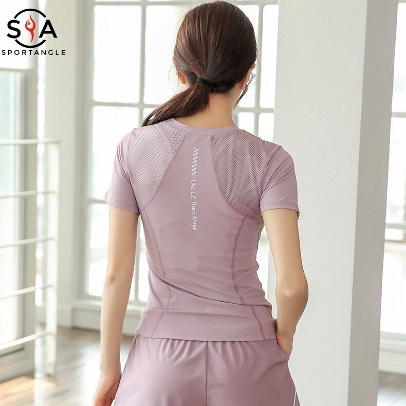 Sét bộ tập gym-yoga phối lưới