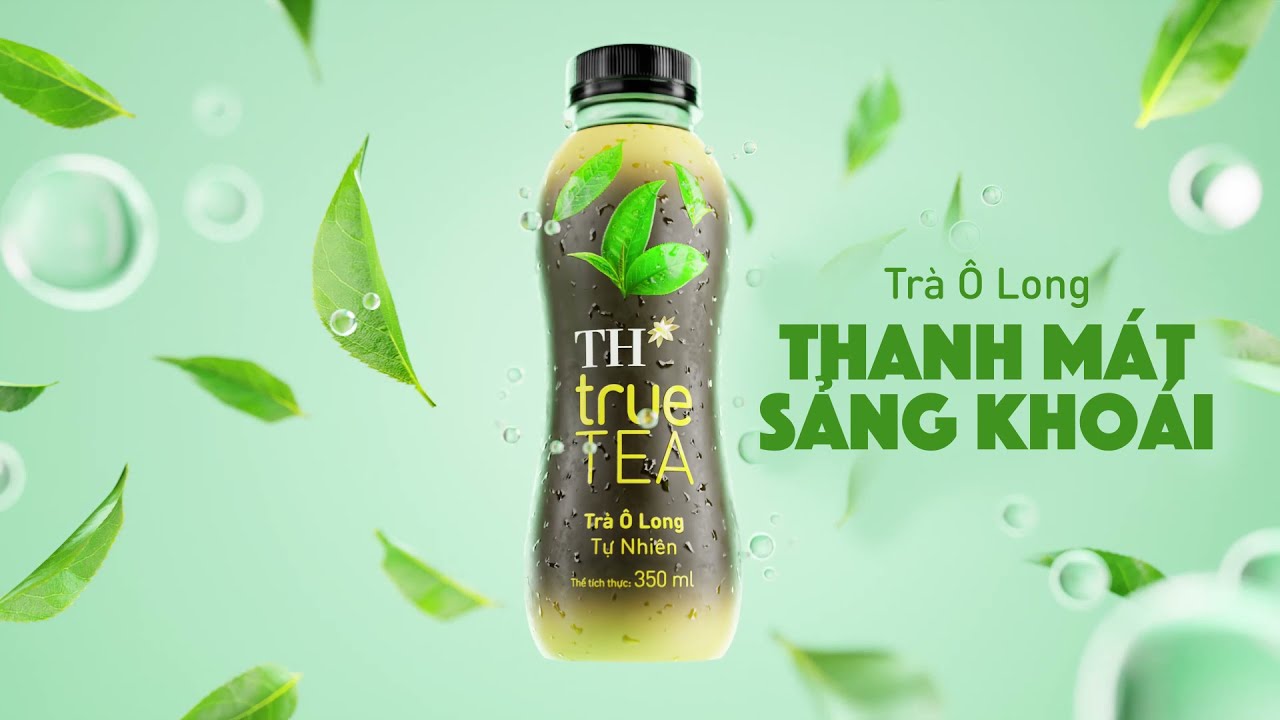 Lốc 6 chai Trà xanh, Trà Ô long TH True Tea (350ml/1 chai)