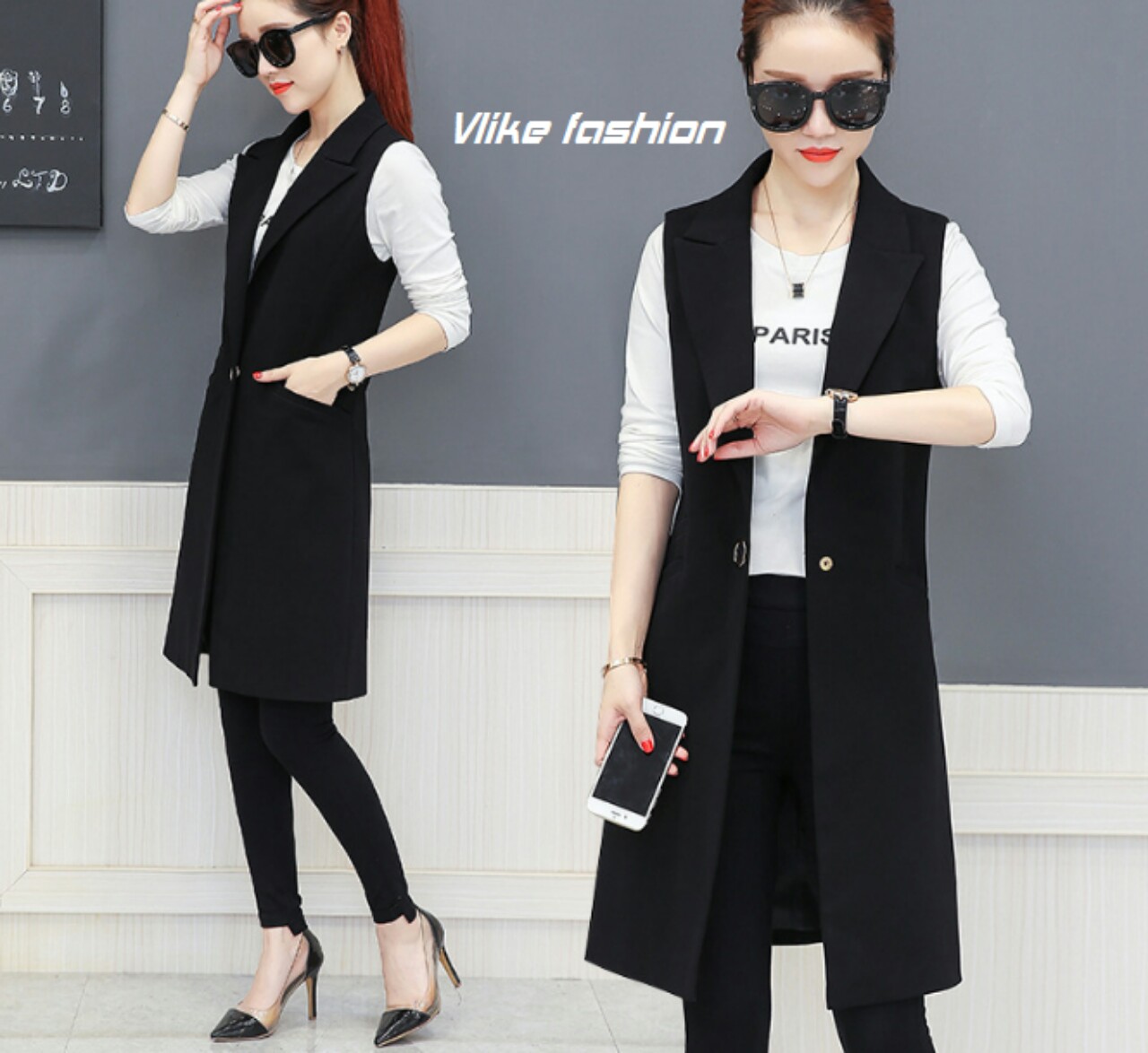 Outlet | Đầm xòe xếp ly cổ vest vạt chéo Lady in Black | My Way Fashion ||  Thời trang thiết kế cao cấp