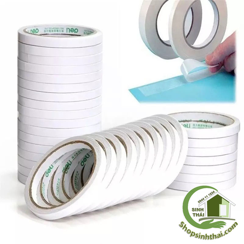 [HCM]Cuộn băng keo hai mặt 1F2