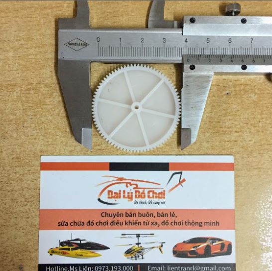 Bánh răng 80 răng đường kính 2mm