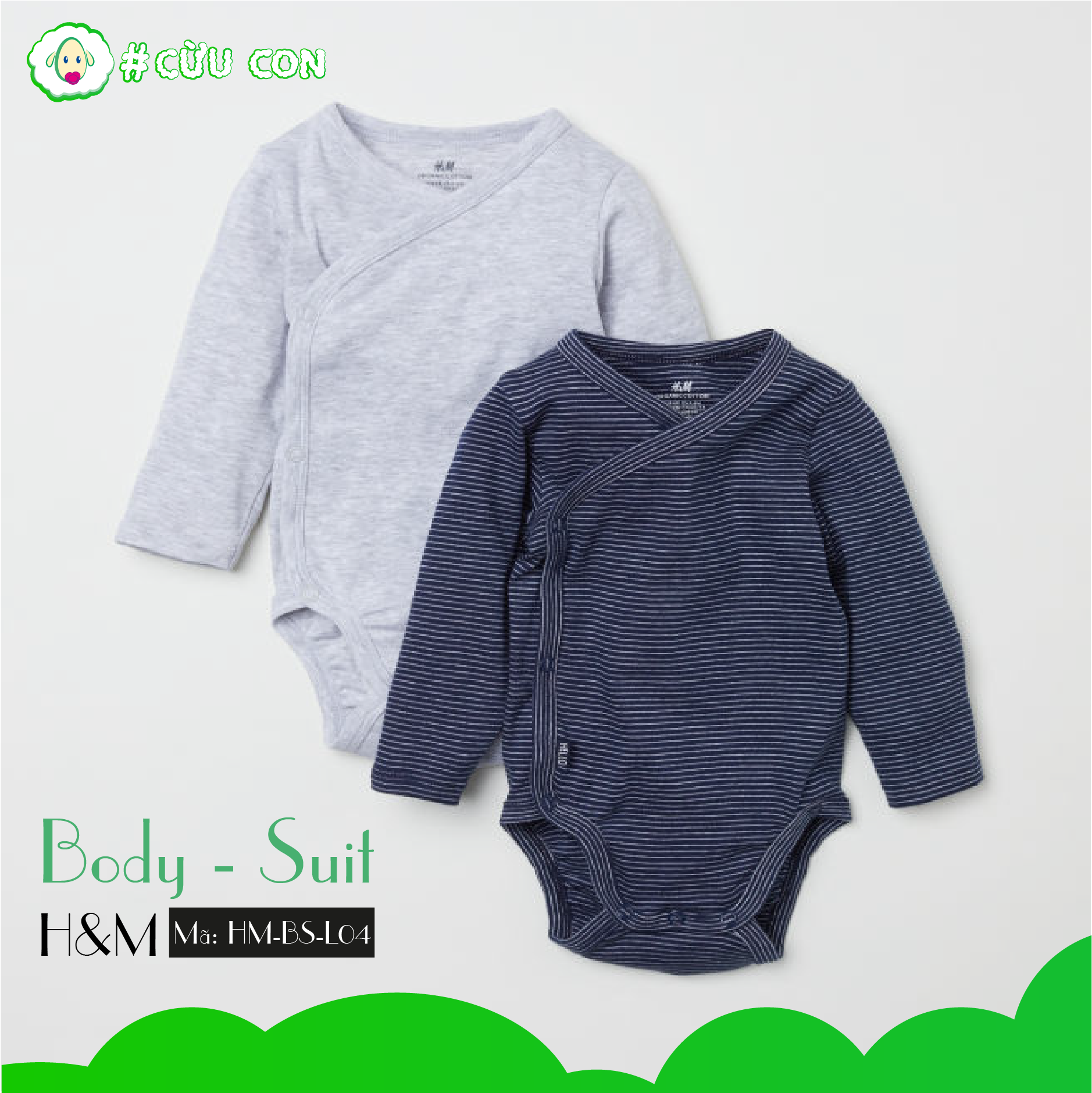 Set Bodysuit H&M UK Auth - L04