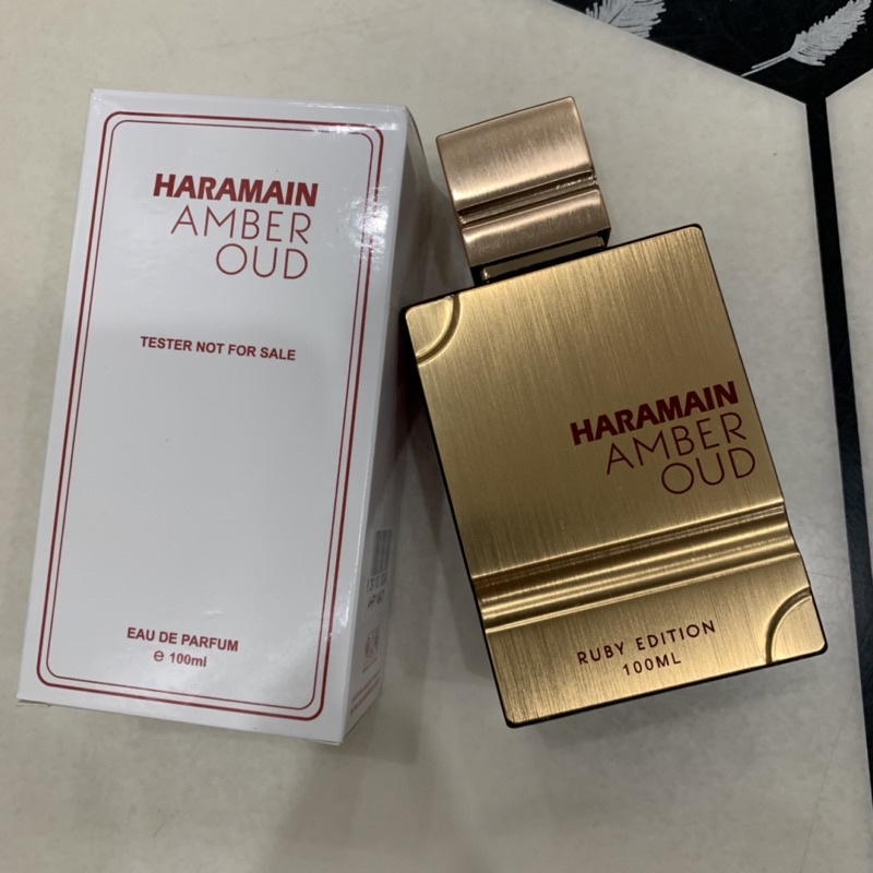 Nước hoa Unisex AL Haramain Amber Oud Ruby Edition EDP 100ml Tester (như hình)
