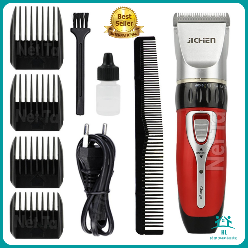 Tông đơ cắt tóc gia đình chuyên nghiệp freeship tông đơ cắt tóc cho bé jichen - chính hãng tông đơ hớt tóc trẻ em