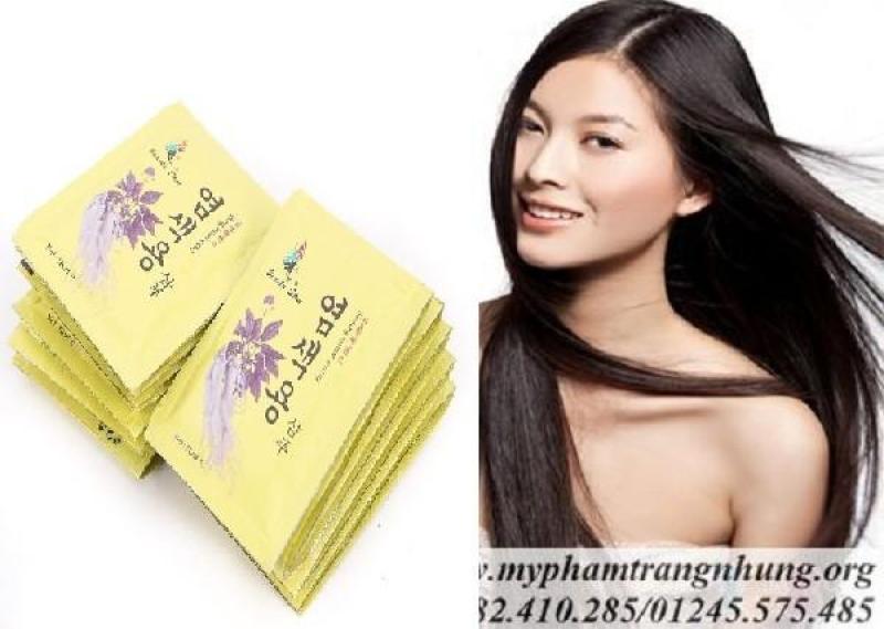 COMBO 10 Gói Dầu Gội Thảo Dược Đen Tóc Beauty Star Hàn Quốc (Hộp 10 Gói x 30ml) nhập khẩu