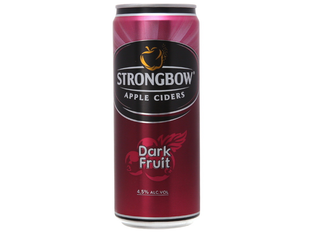 LỐC 6 LON CAO STRONGBOW VỊ DÂU ĐEN 330ML