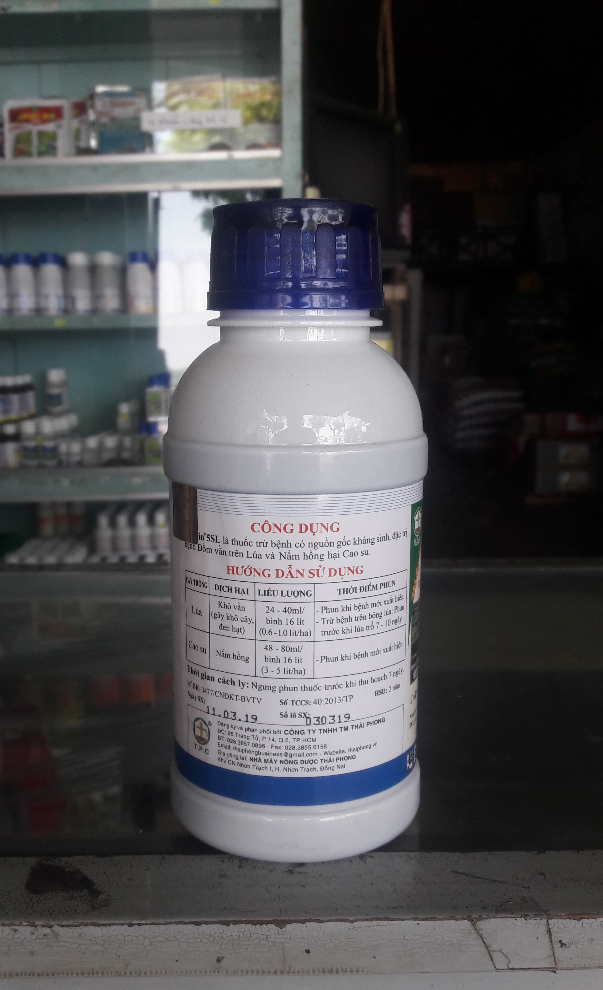 Thuốc trừ bệnh Tidacin 5SL 450ml