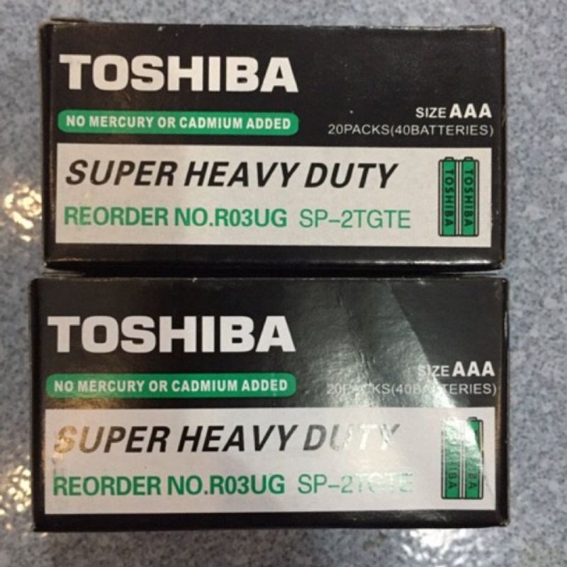 HỘP 40 VIÊN PIN TOSIBA  AAA 3A