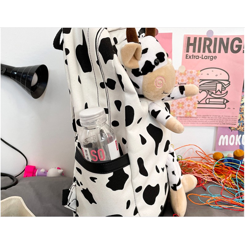 [ATKSHOP] Balo ulzzang bò sữa siêu dễ thương 2021