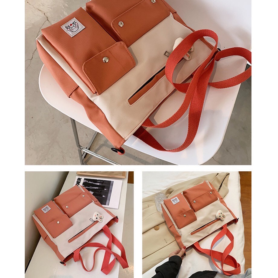 Túi Vải Đeo Vai nữ Canvas Thời Trang DV002