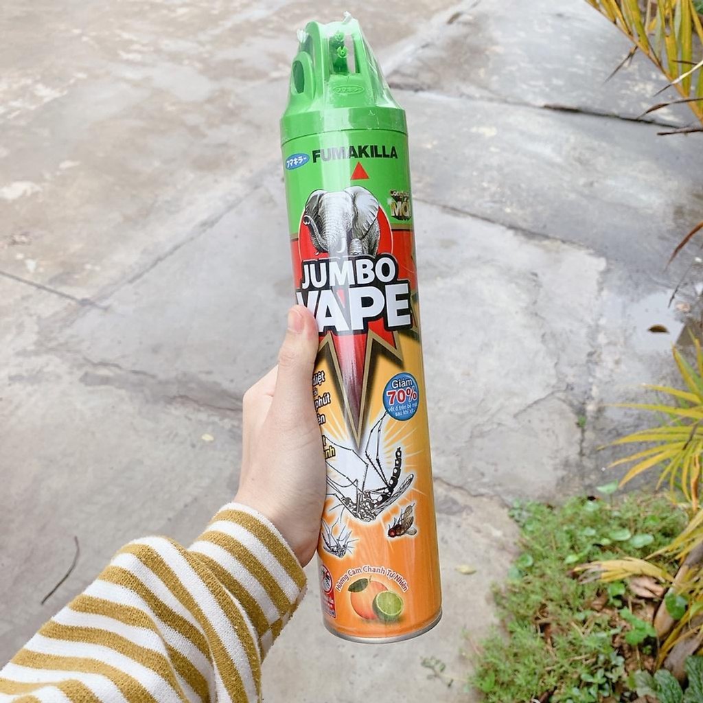 Xịt Muỗi JUMBO Hương Cam Chanh 600ml