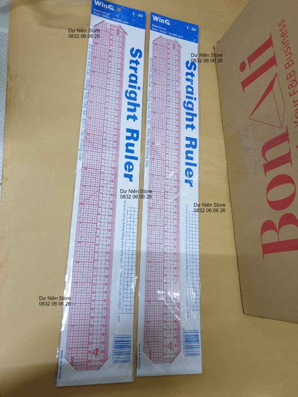 Winq T-50 50cm Straight Ruler.