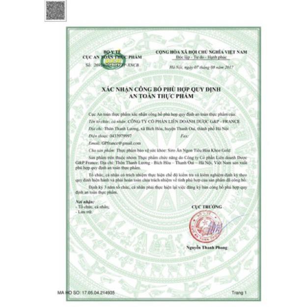 SIRO ĂN NGON TIÊU HÓA KHỎE