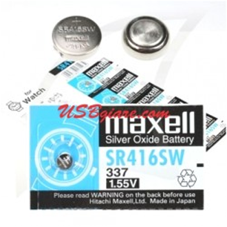 Copper pin hole sr416sw 337 genuine maxell japan 1.55v silver oxide