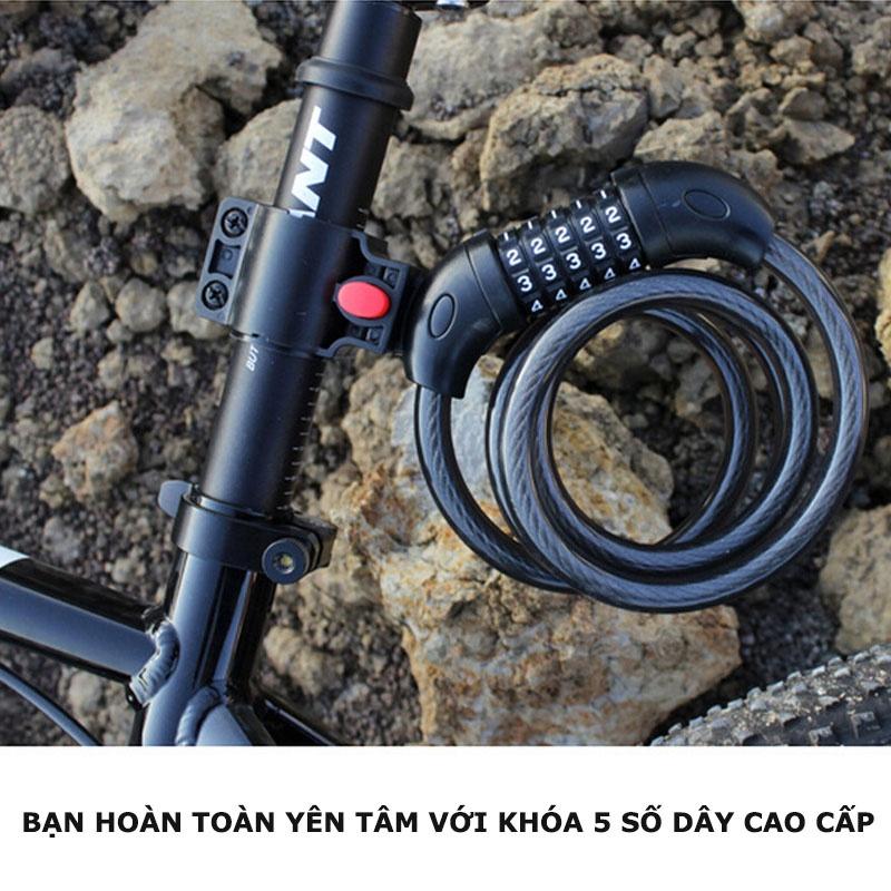 High Quality 5-Digit Bicycle Chain Lock with Changeable Code 1.2m