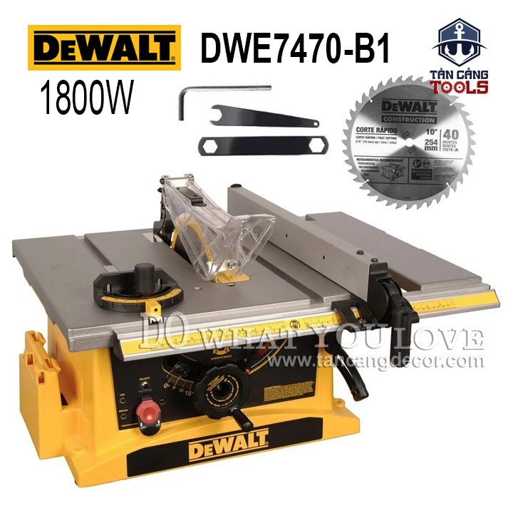 [Trả góp 0%] Máy Cưa Bàn Dewalt DWE7470-B1