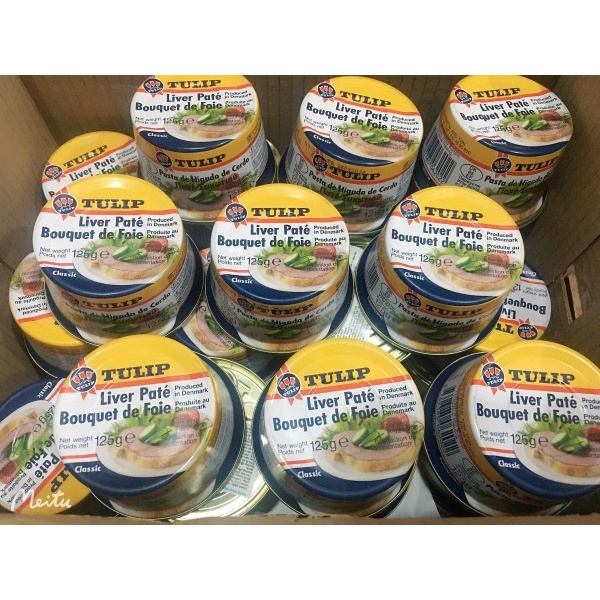Tulip pate gan heo 125gram - Đan Mạch