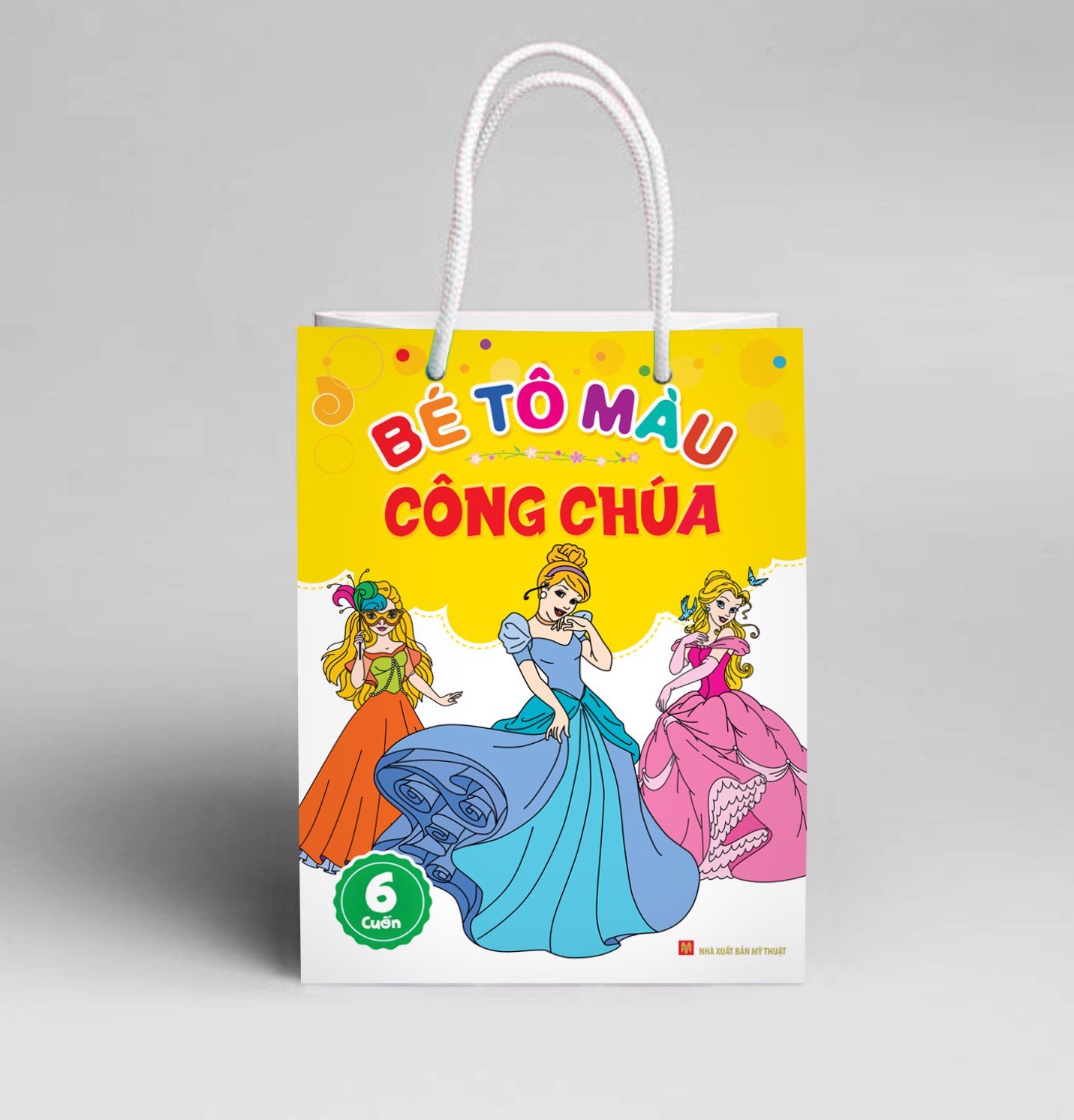 Sách: ComBo Bé Tô Màu Công Chúa (Túi 6 Cuốn)