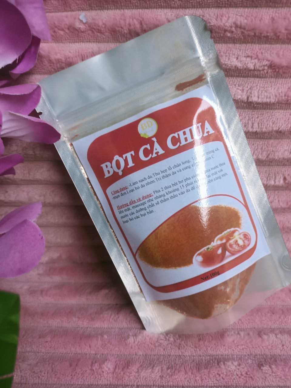 Bột cà chua sấy lạnh dưỡng trắng da hết nám xạm - nguyên chất