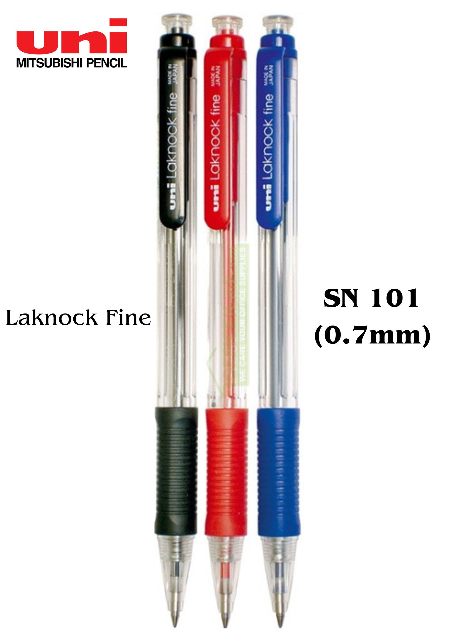 SN-101(0.7mm) UNI-BALL Laknock ballpoint pen