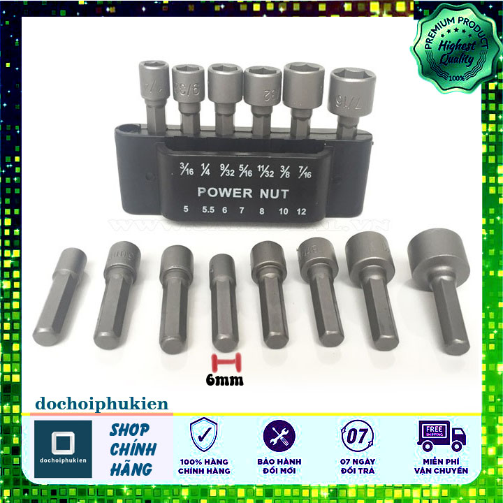 Bộ Tháo Mở Ốc Chuôi Lục Giác 14 món