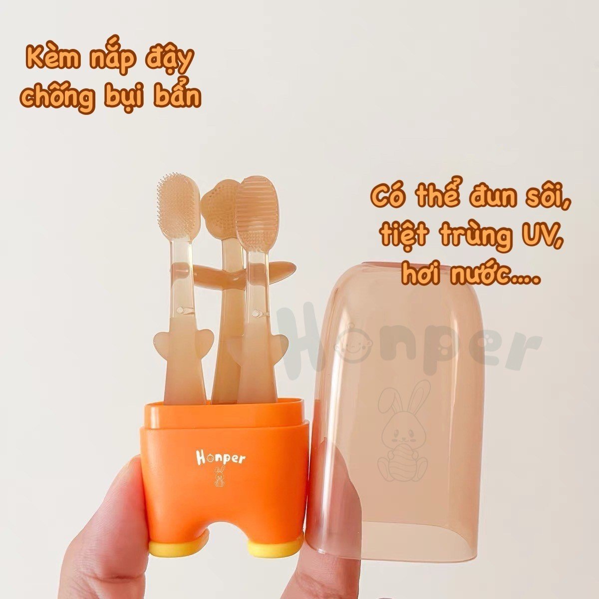 Bộ chăm sóc răng miệng cho bé Honper 3in1 - HP216