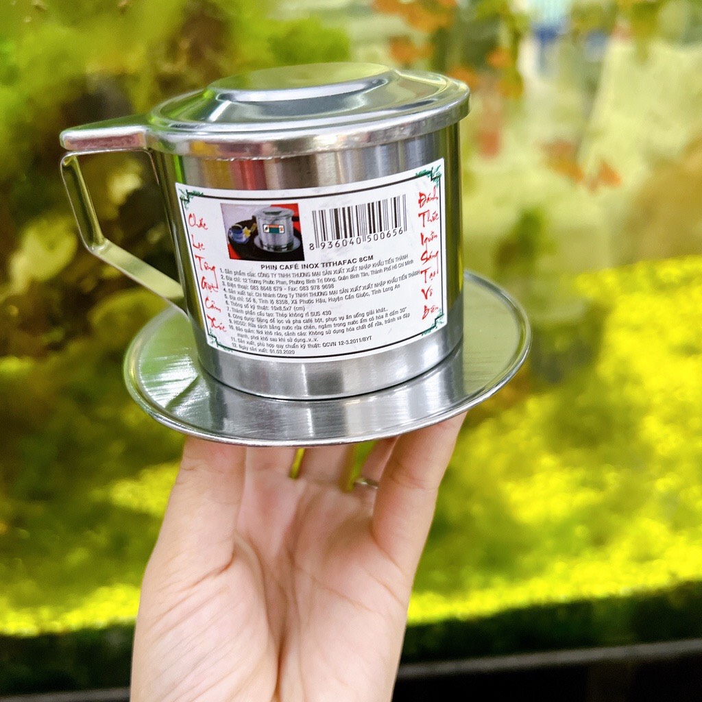 Phin cafe inox TITHAFAC đủ size từ nhỏ đến lớn