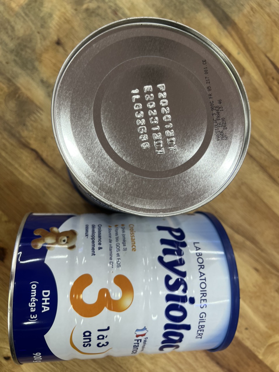Sữa bột Physiolac số 1, 2, 3 900g [Date 2023]