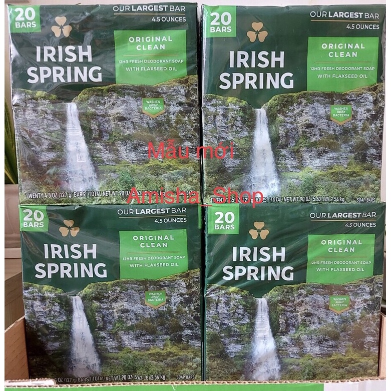 lốc 20 XÀ BÔNG CỤC IRISH SPRING 113g/cục