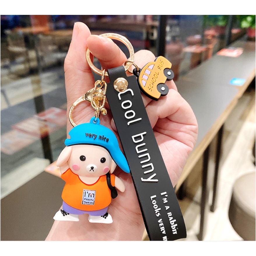 🔥[GIÁ SIÊU SỐC]🔥 Móc Khóa Thỏ Tai Dài Chất Lượng Tốt
