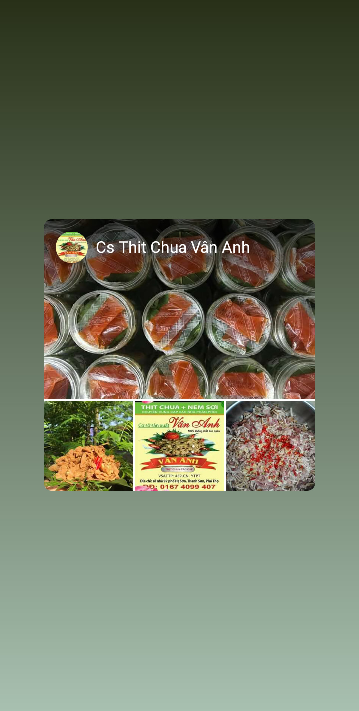 Đặc sản thịt chua nem chua miền đất tổ Phú Thọ