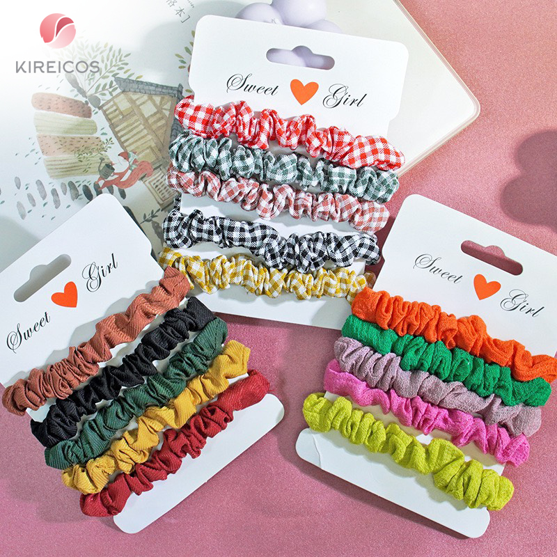 [HCM]Set 5 Cột Tóc Bèo Nhỏ Đủ Màu - kireicos